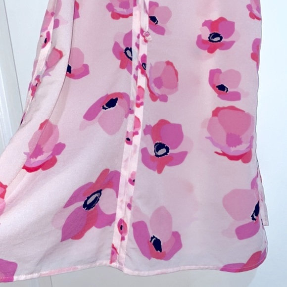 CABI floating poppies print floral top size xsmall - Picture 9 of 11